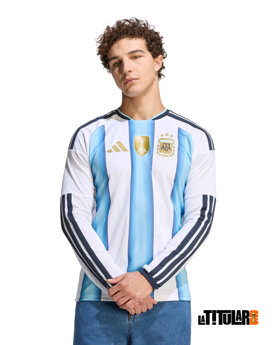 Argentina Mundial Camiseta Local 2026 - Manga Larga