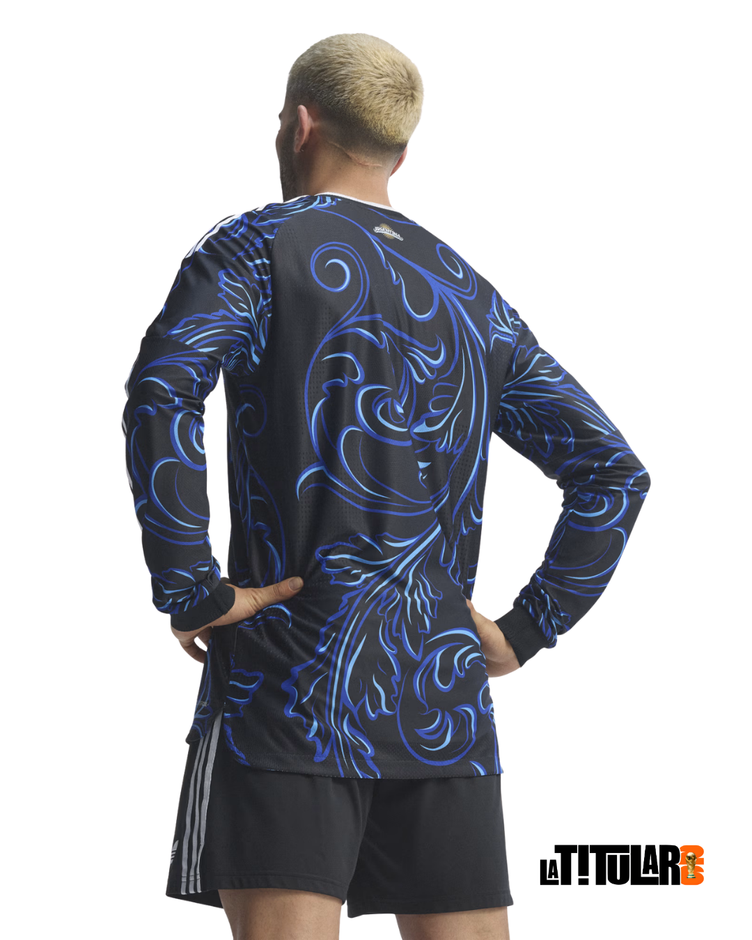 Argentina Mundial Versión Jugador Camiseta Visitante 2026 - Manga Larga
