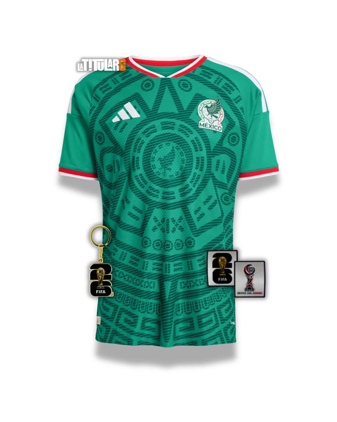 México Mundial Camiseta Local 2026 - Versión Jugador