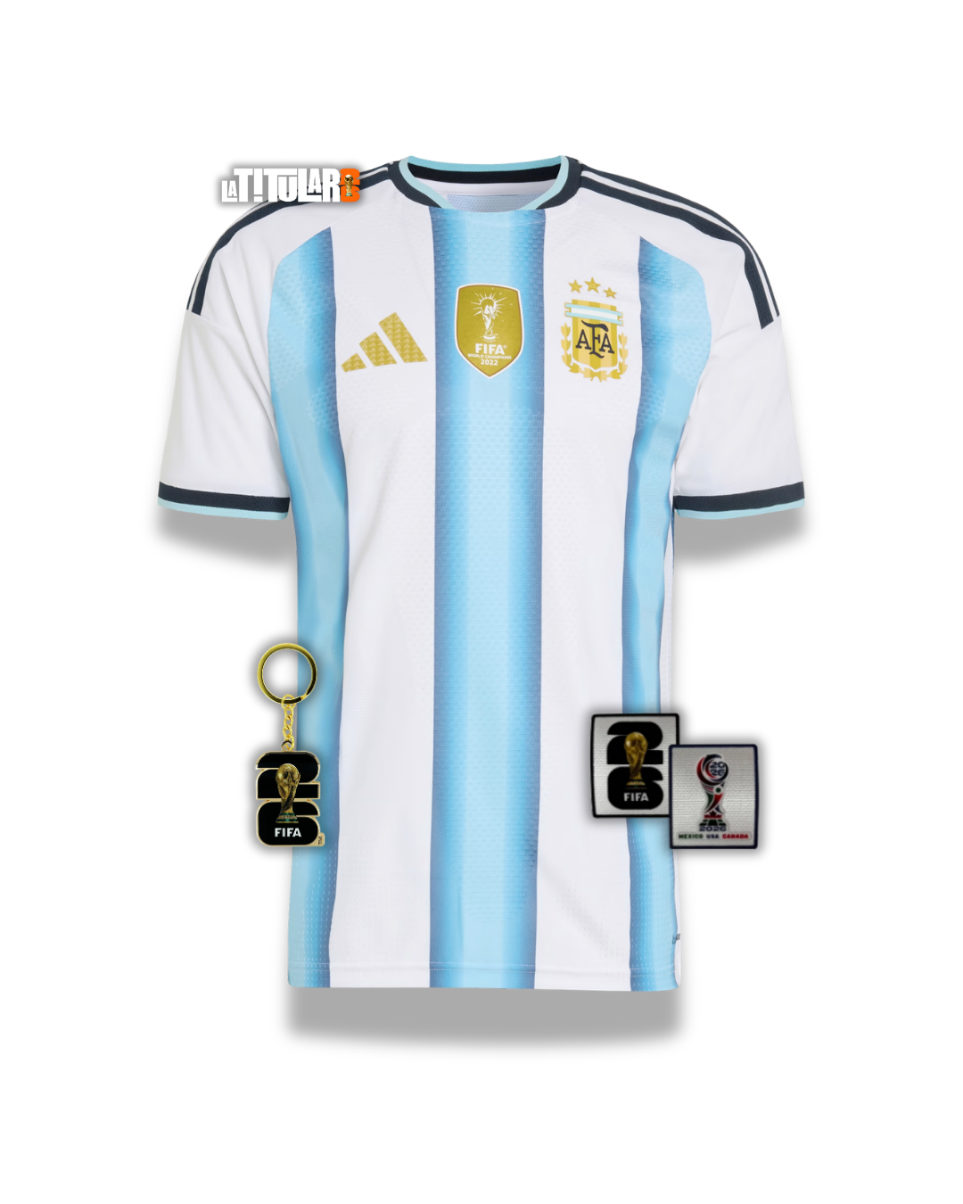 Argentina Mundial Camiseta Local 2026 - Versión Jugador
