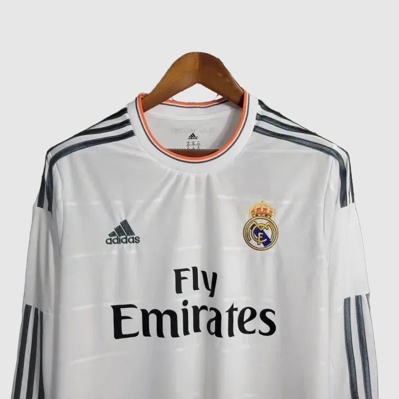 Real Madrid - Retro Home 2013/14 Long Sleeve Jersey