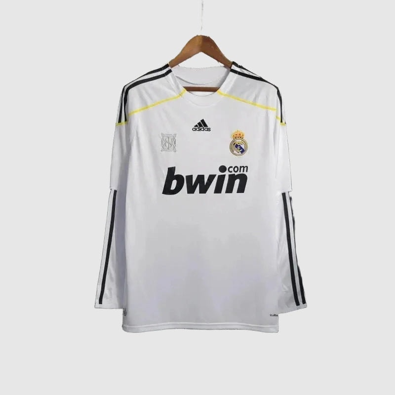 Real Madrid - Retro Home 2009/10 Long Sleeve Jersey
