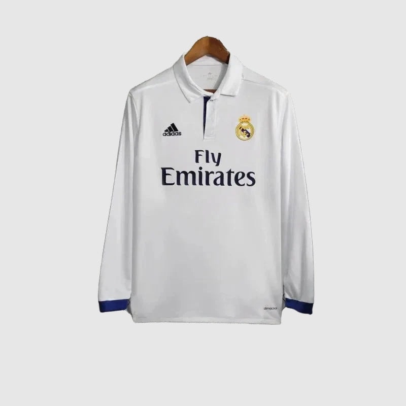 Real Madrid - Main 2016/17 Retro Long Sleeve Jersey