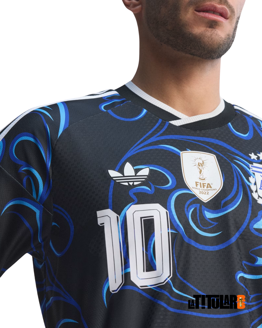 Argentina Mundial Camiseta Visitante 2026 #10 MESSI - Versión Jugador