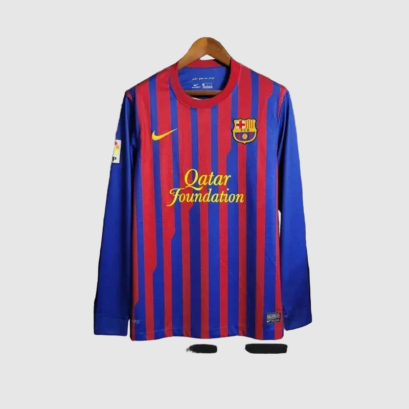 Barcelona - Retro Home 2011/12 Long Sleeve Jersey