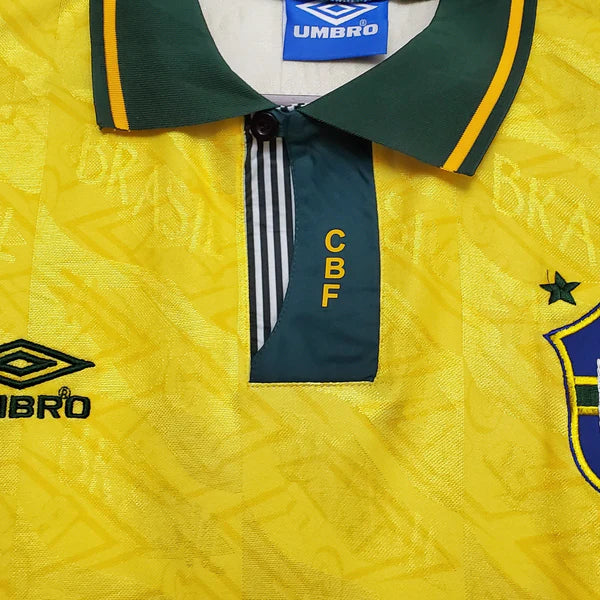 Brasil Camiseta Local 1991/93 - Retro