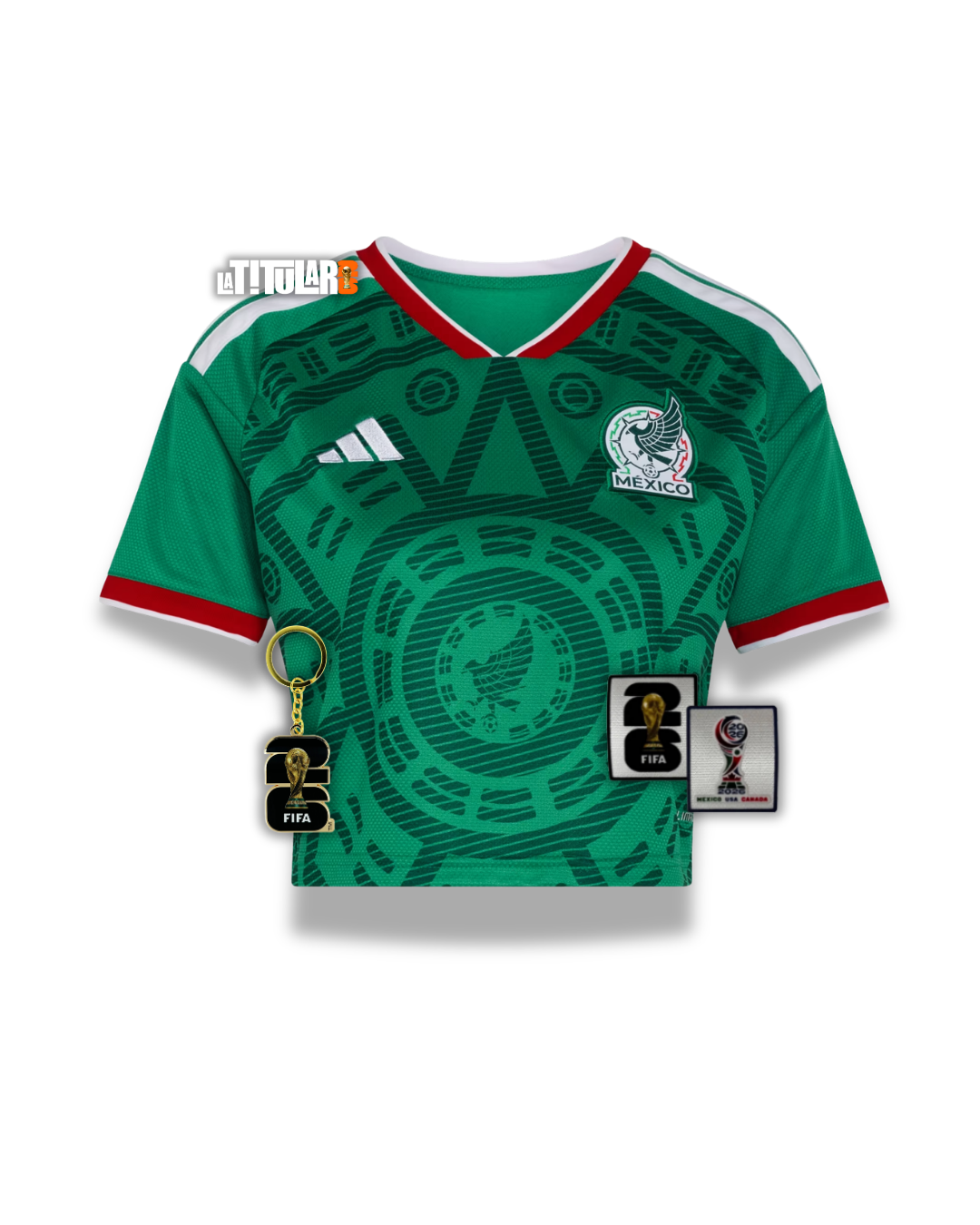 Crop México Camiseta Local 2025/26 - Mujer