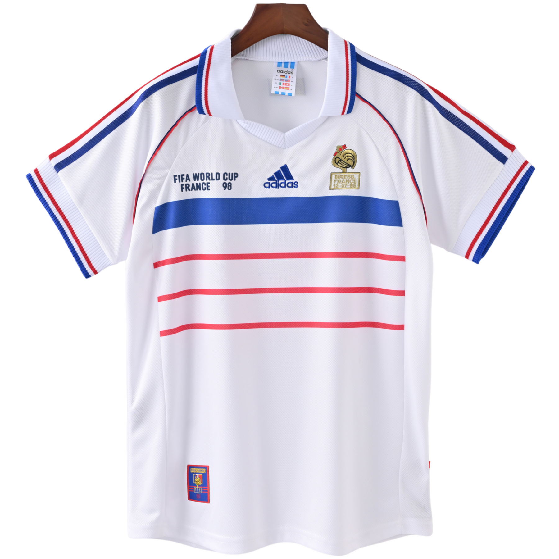 Francia Mundial Camiseta Visitante 1998 - Retro