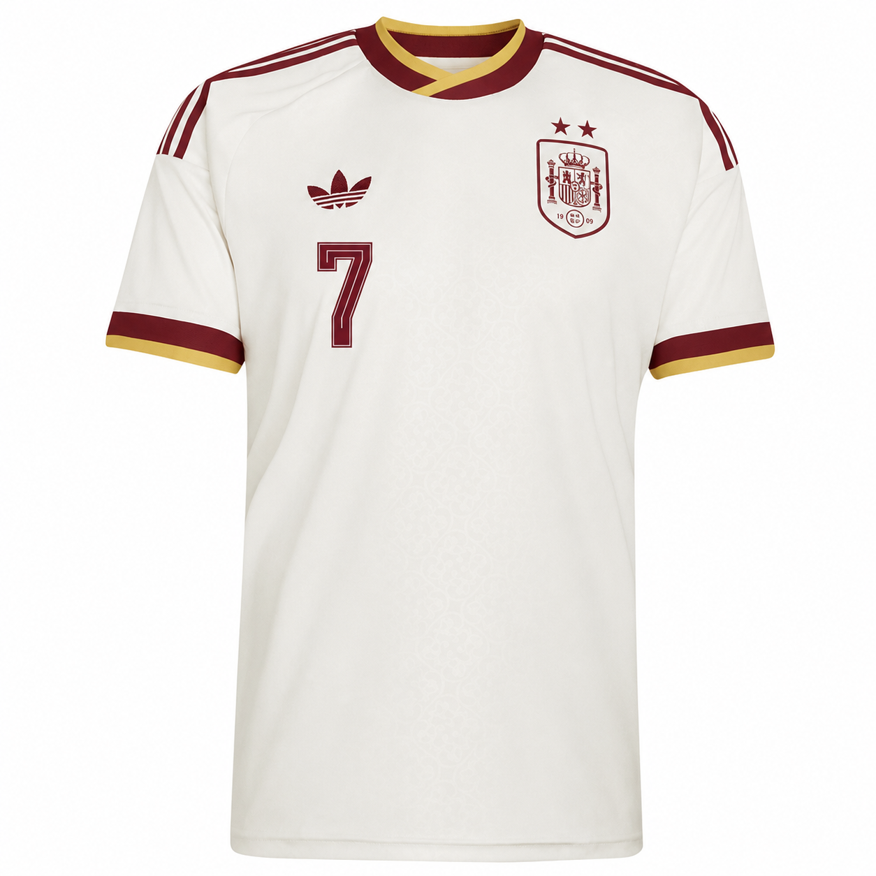2 ESTRELLAS Camiseta Visitante de España 2026 — #7 FERRAN