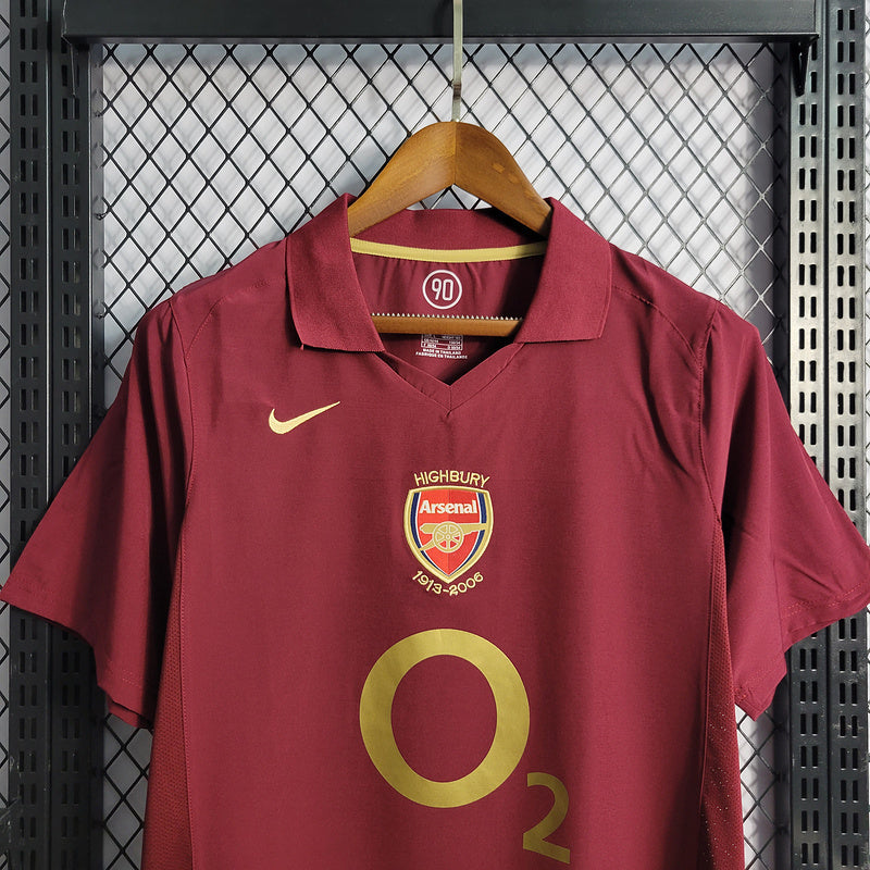 Arsenal Camiseta Local 2005/06 - Retro