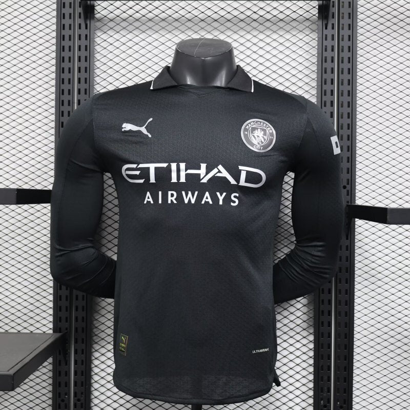 Manchester City Player Camiseta Visitante 2025/26 - Manga Larga