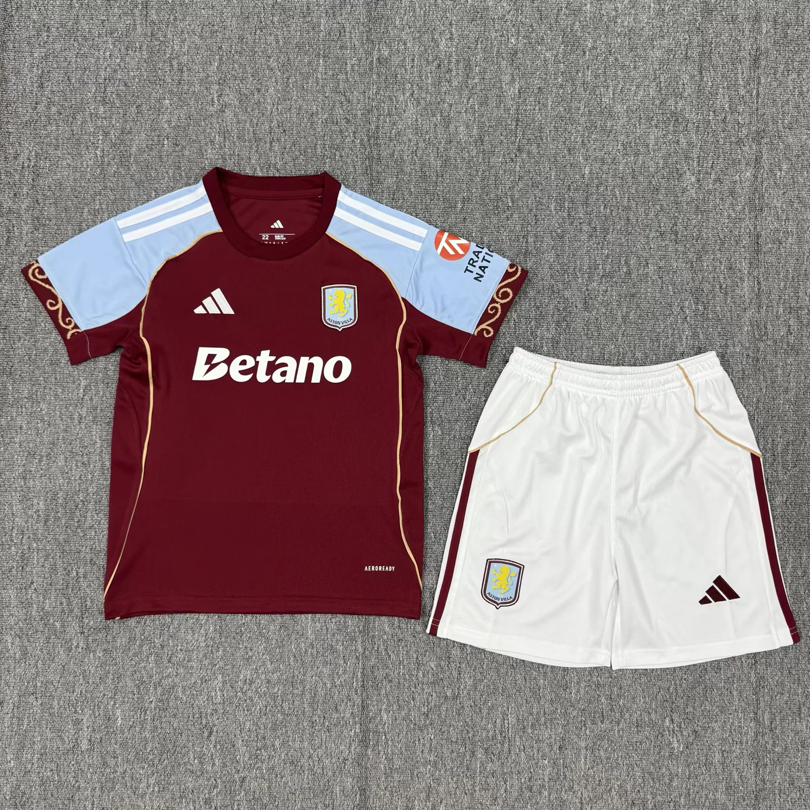 Aston Villa Camiseta Local 2025/26 - Niños