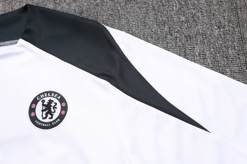 Chelsea White Pre-Partido TrackSuit 2025/26
