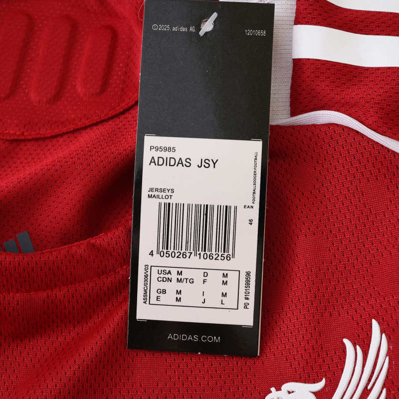 Liverpool Camiseta Local 2025/26 - Versión Jugador
