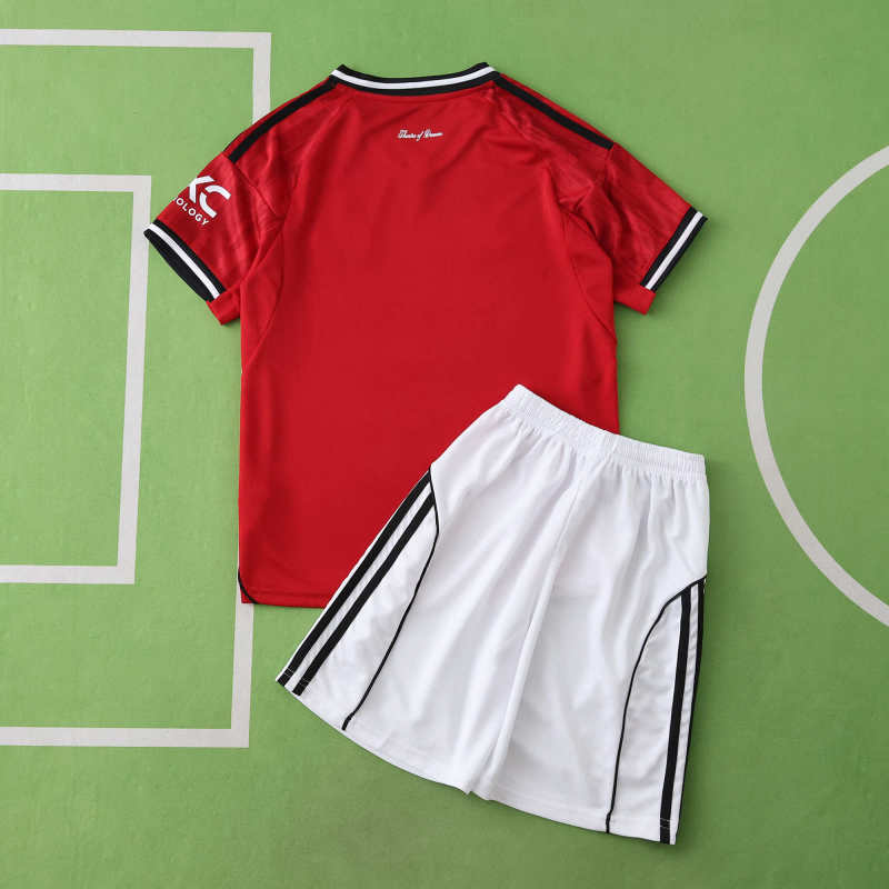 Manchester United Camiseta Local 2025/26 - Niños