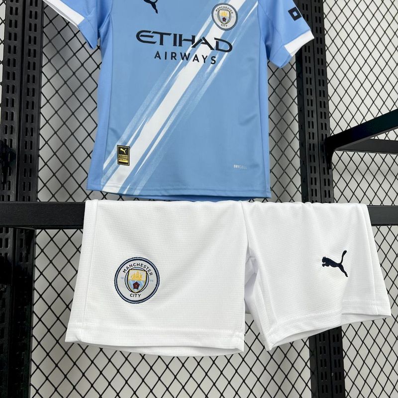 Manchester City Camiseta Local 2025/26 - Niños
