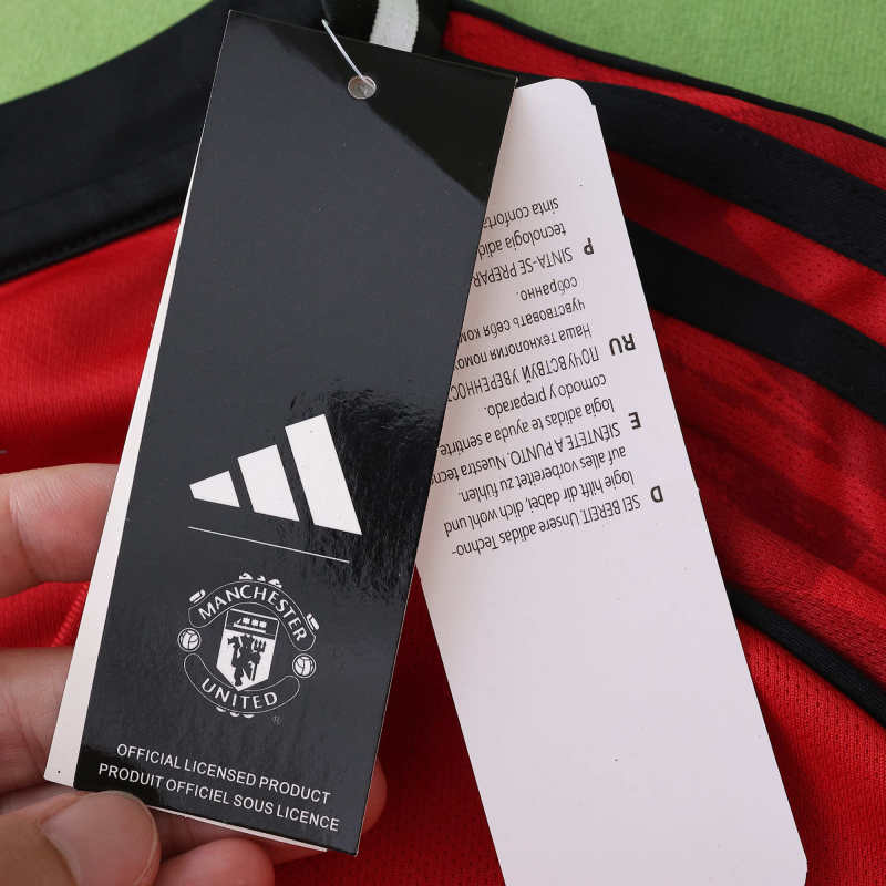 Manchester United Camiseta Local 2025/26 - Manga Larga