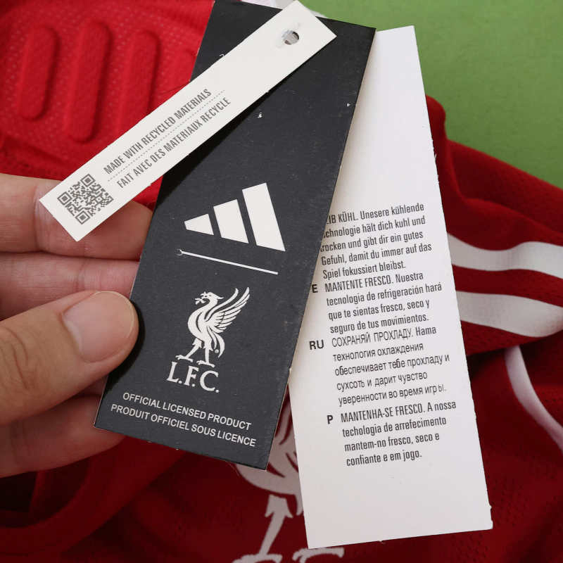 Liverpool Player Camiseta Local 2025/26 - Manga Larga