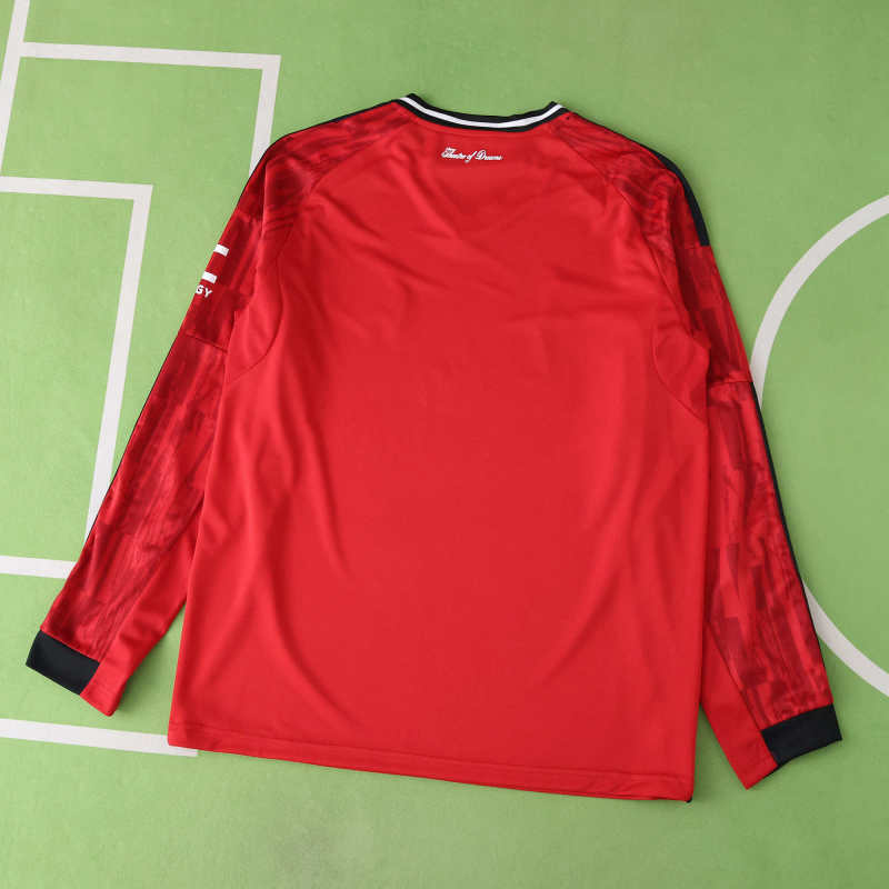 Manchester United Camiseta Local 2025/26 - Manga Larga