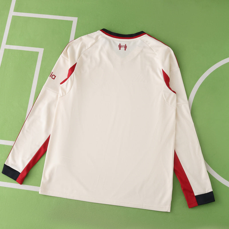 Liverpool Camiseta Visitante 2025/26 - Manga Larga