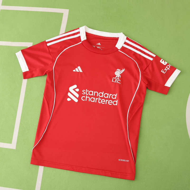 Liverpool Camiseta Local 2025/26 - Niños