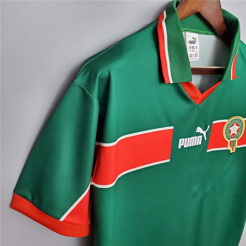 Marruecos Camiseta Visitante 1998 - Retro - Green