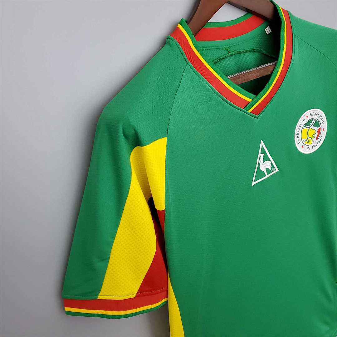 Senegal Green Camiseta 2002 - Retro