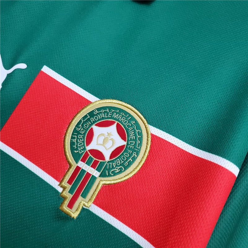 Marruecos Camiseta Visitante 1998 - Retro - Green