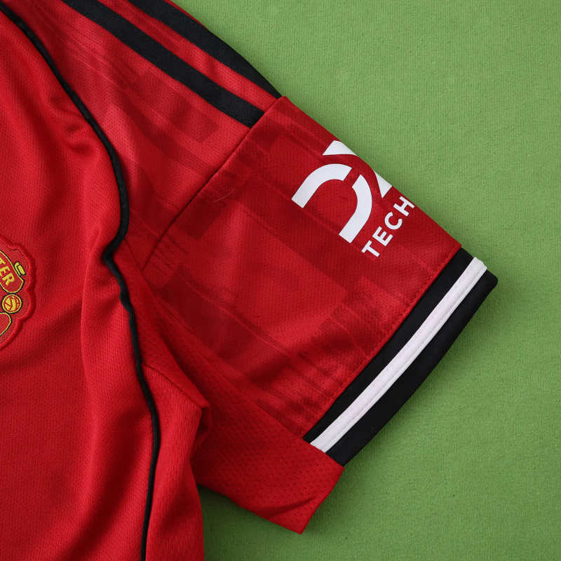 Manchester United Camiseta Local 2025/26 - Niños