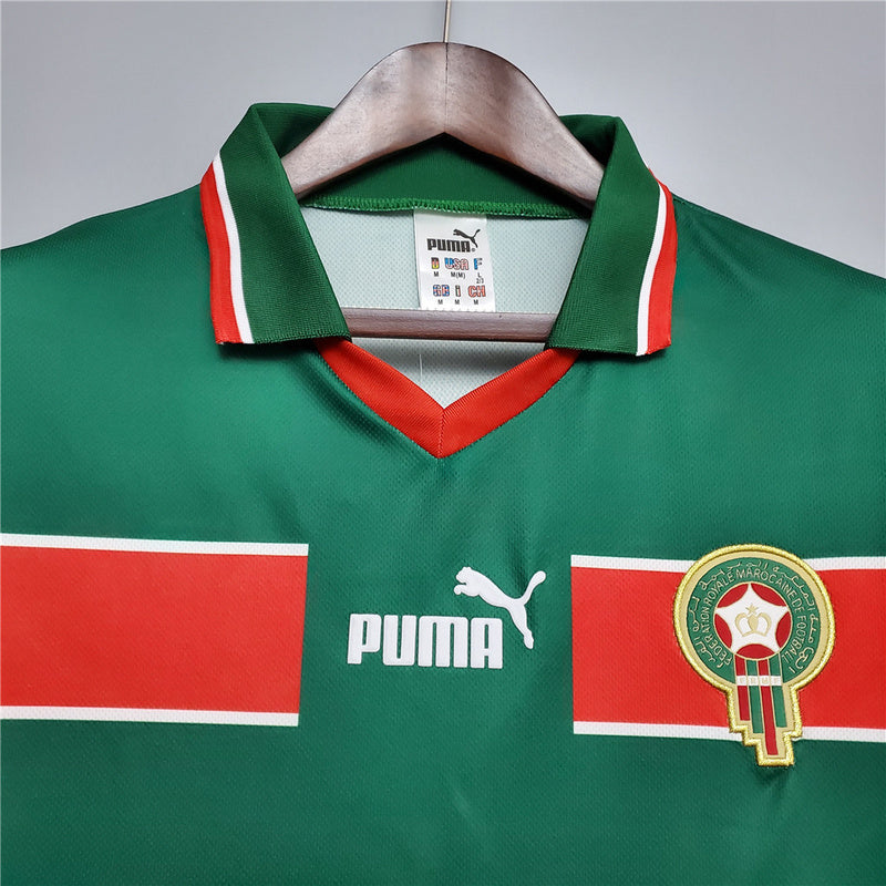 Marruecos Camiseta Visitante 1998 - Retro - Green