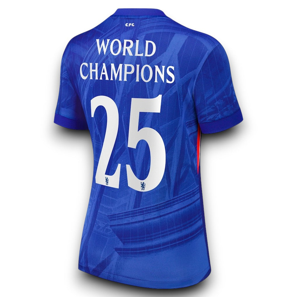 Chelsea con World Champions 25 printing Camiseta Local 2025/26 - Mujer
