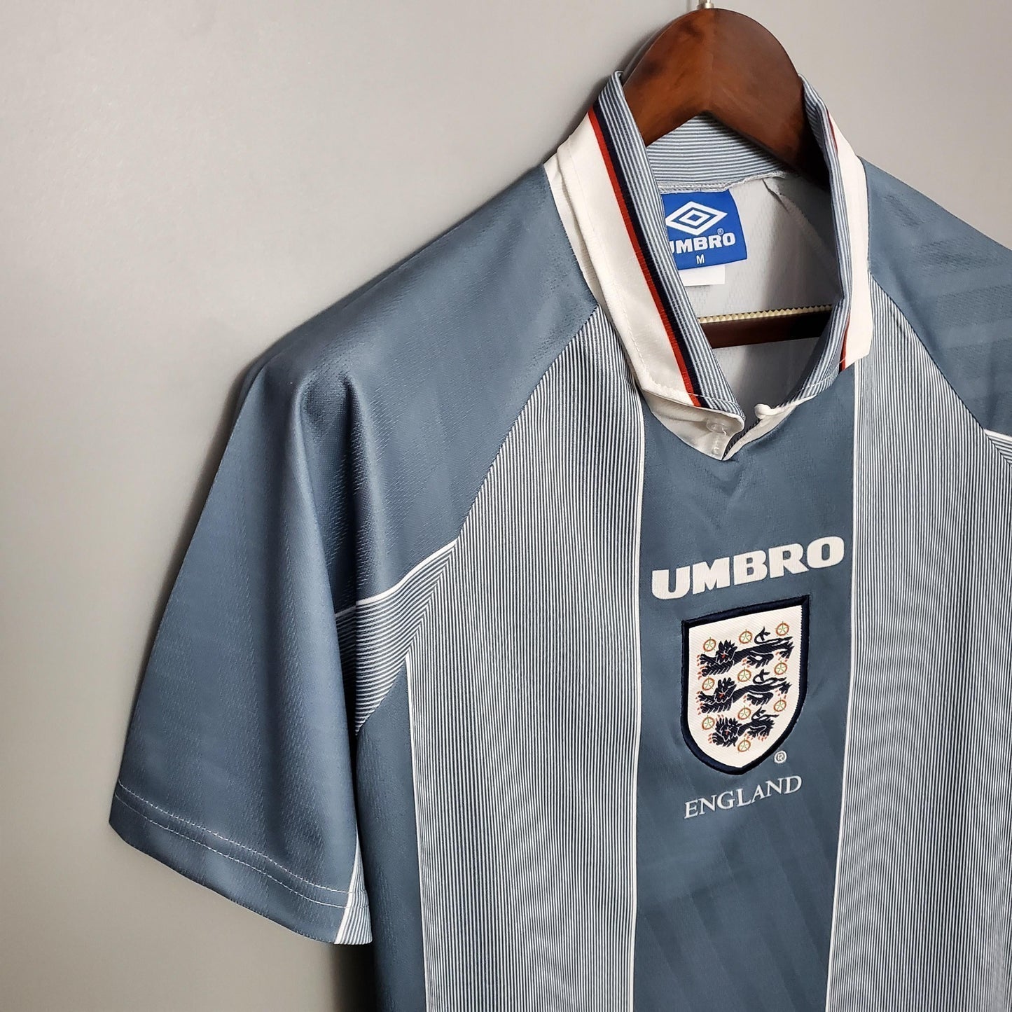 Inglaterra European Championship Camiseta Visitante 1996 - Retro