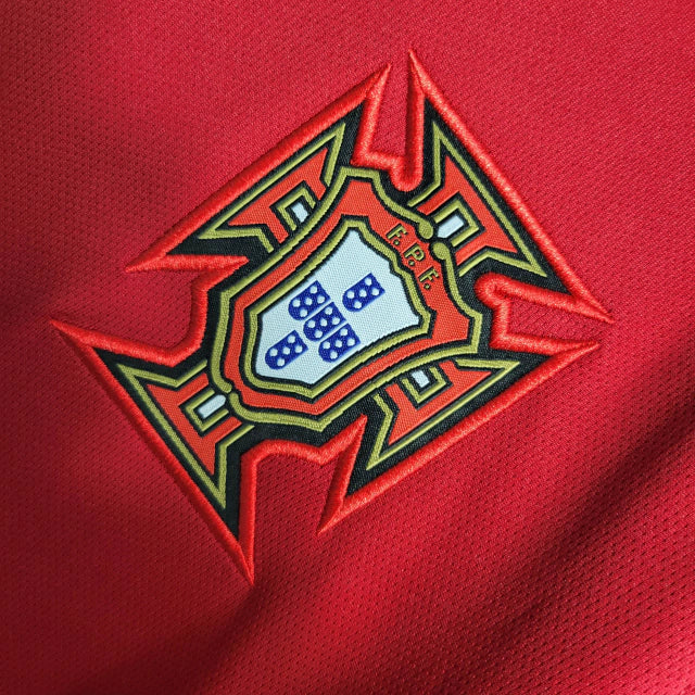 Portugal Retro Camiseta Local 2016 - Manga Larga