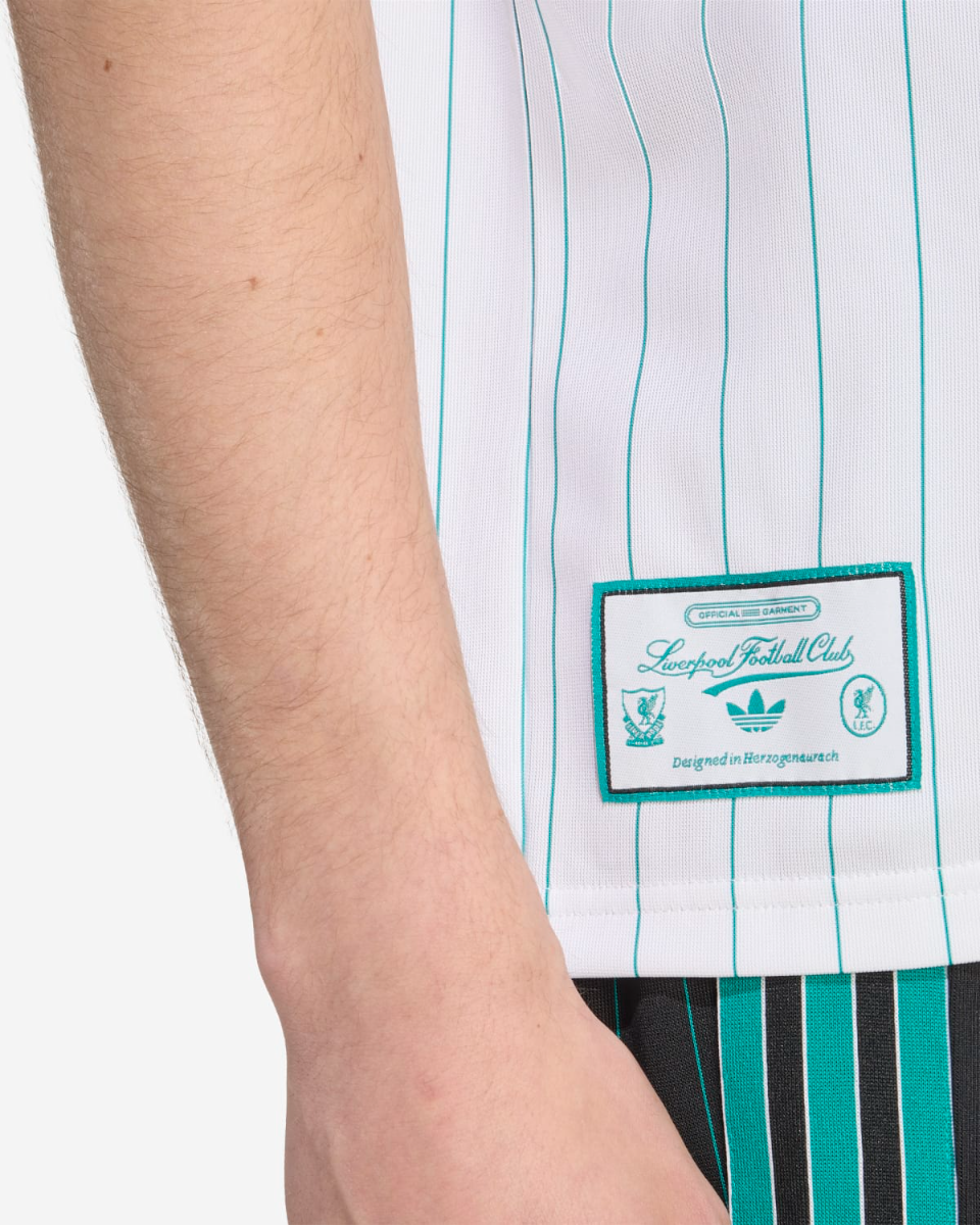 Liverpool adidas Icons White Camiseta 2025/26