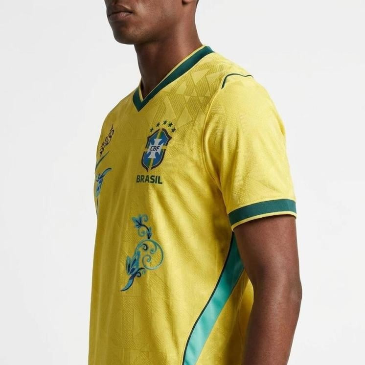 Brazil - Embroidered Home 26/27 Player Edition Jersey