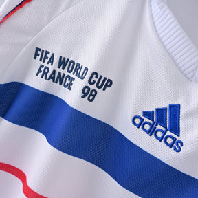 Francia Mundial Camiseta Visitante 1998 - Retro