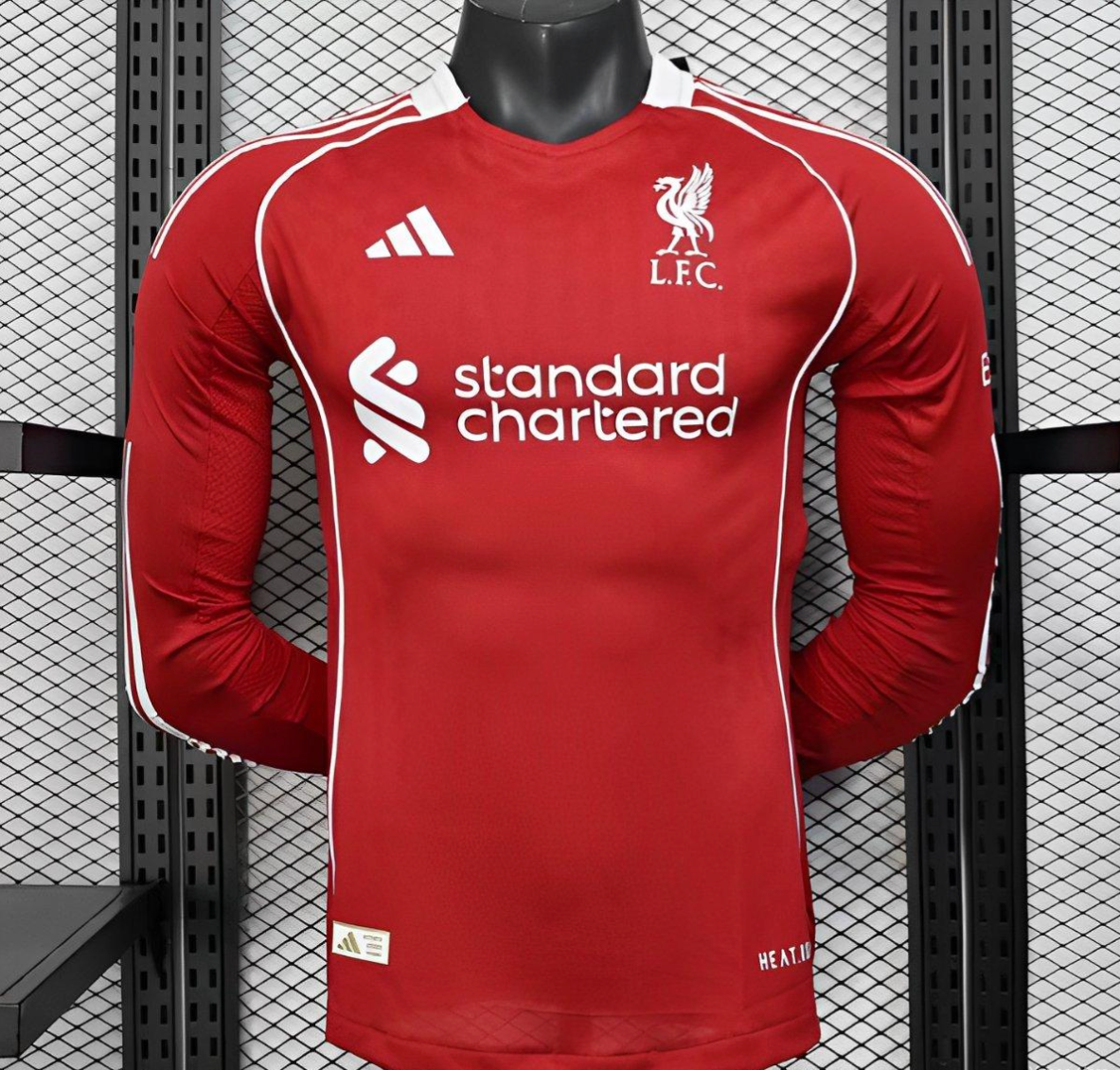 Liverpool Player Camiseta Local 2025/26 - Manga Larga