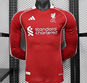 Liverpool Player Camiseta Local 2025/26 - Manga Larga