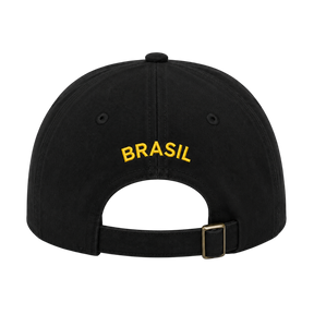 Boné Brasil Copa do Mundo Aba Curva Unissex Ajustável