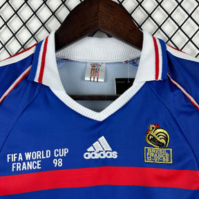 Francia Retro 1998 Camiseta Local - Niños