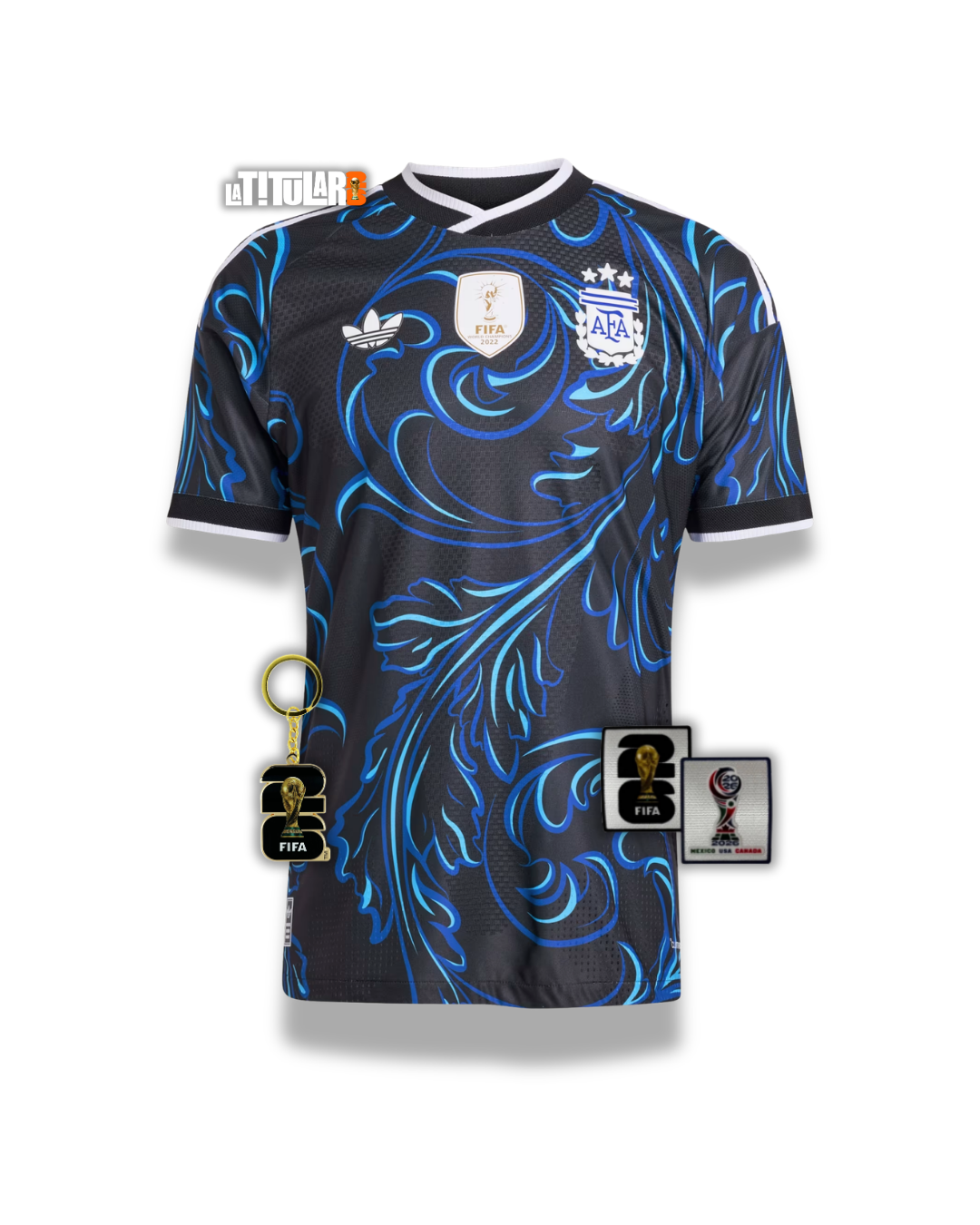 Argentina Mundial Camiseta Visitante 2026 - Versión Jugador