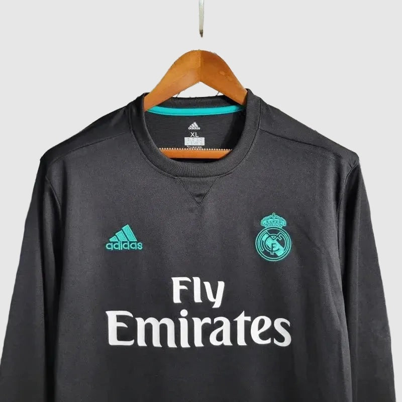 Real Madrid - Retro Away 2017/18 Long Sleeve Jersey