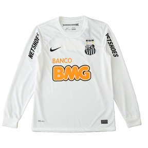 Santos - Retro Home 2011/12 Long Sleeve Jersey