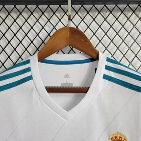 Real Madrid - Retro Home 2017/18 Long Sleeve Jersey
