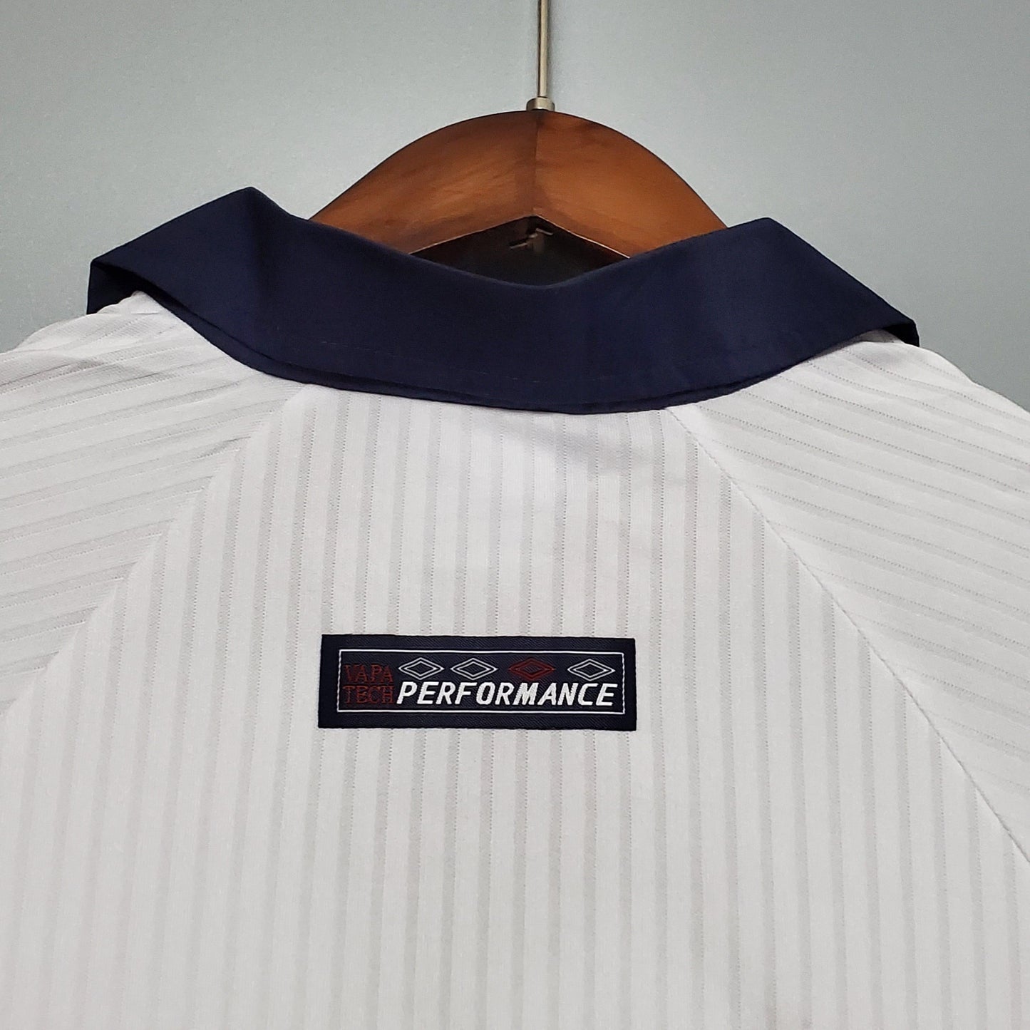 Inglaterra Retro 1998 Camiseta Local - Manga Larga