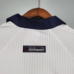 Inglaterra Retro 1998 Camiseta Local - Manga Larga