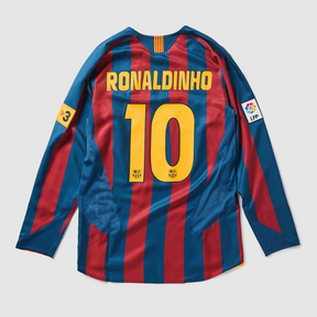Barcelona - Retro Home 2005/06 Long Sleeve Jersey