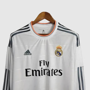 Real Madrid - Retro Home 2013/14 Long Sleeve Jersey