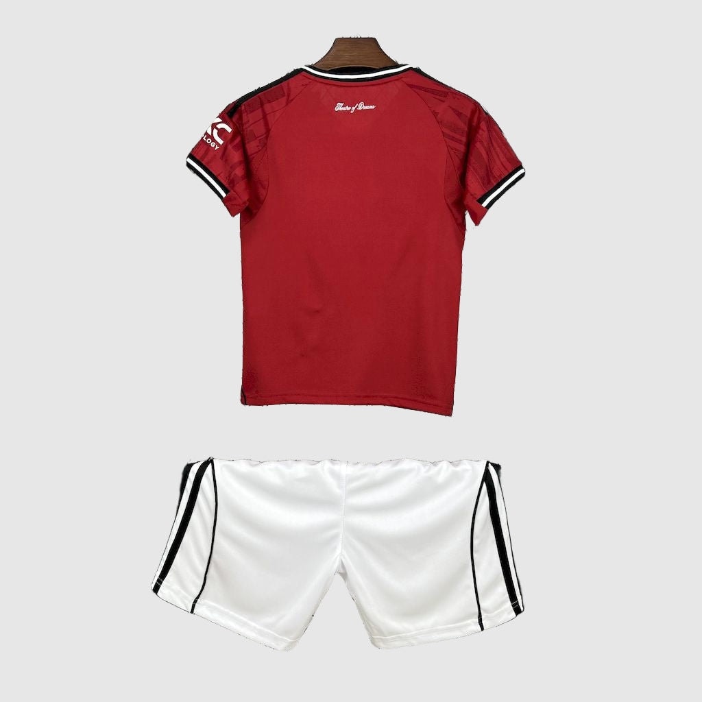 Manchester United - Home 25/26 Kids Jersey Kit