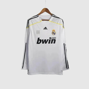 Real Madrid - Retro Home 2009/10 Long Sleeve Jersey